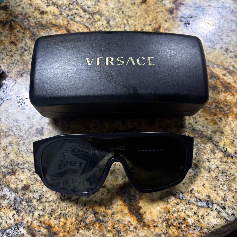 Versace shield sunglasses